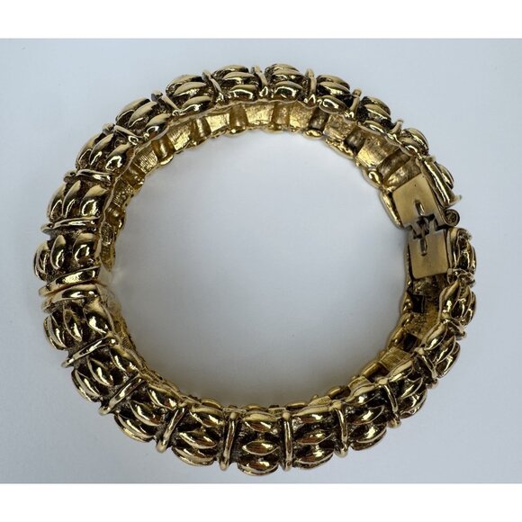 Vintage Jose Maria Barrera Rare Bracelet Bangle Gold - Picture 6 of 8